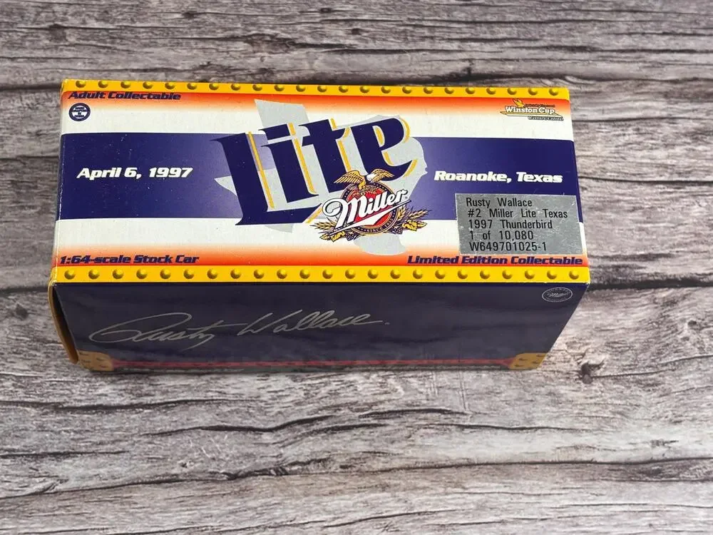 Action 1997 Miller Lite Rusty Wallace #2 Thunderbird 1:64 Limited Edition NASCAR